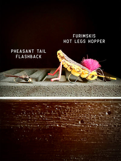 Furimskis Hot Legs Hopper and Pheasant tail flashback