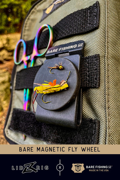 Magnetic Mini Fly Wheel - Lid Rig x Bare Fishing Co.