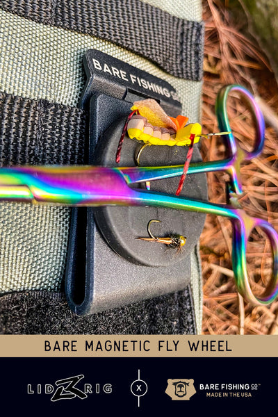 Magnetic Mini Fly Wheel - Lid Rig x Bare Fishing Co.