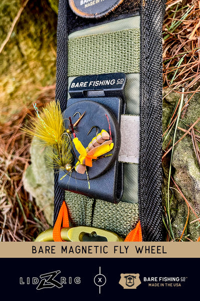 Magnetic Mini Fly Wheel - Lid Rig x Bare Fishing Co.